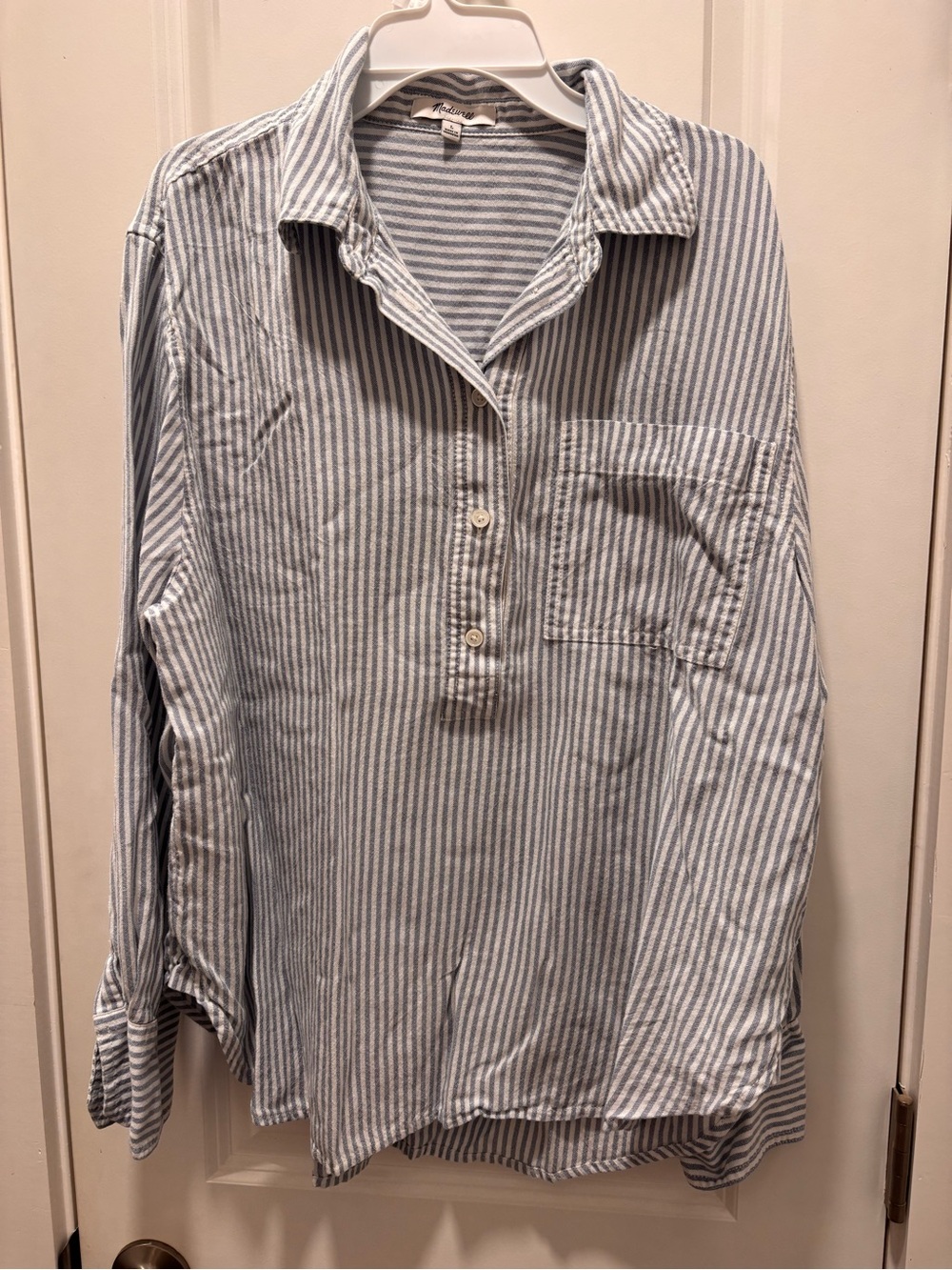 Madewell Drapey Popover Shirt